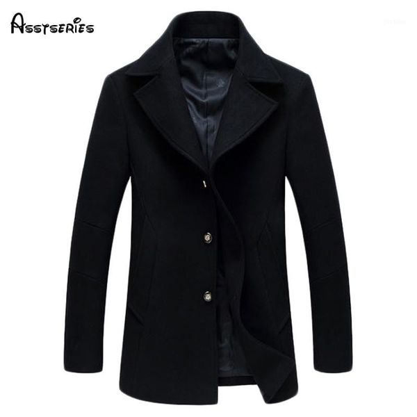 winter jacket men wool blend coats men's jacket casual outwear men turn down collar autumn winter coat 150hfx1, Black
winter jacket men wool blend coats men's jacket casual outwear men turn down collar autumn winter coat 150hfx1, Black