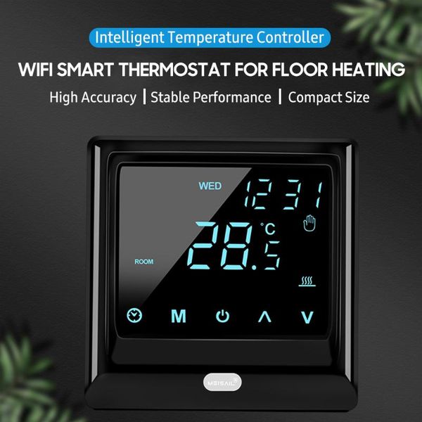 smart home control wi-fi thermostat 16a digital temperature controller app circulation programmable electric heating &touch screen
smart home control wi-fi thermostat 16a digital temperature controller app circulation programmable electric heating &touch screen