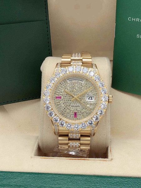 2021 men's automatic mechanical watch middle row with drill dial full drill 43mm double calendar 2813 automatic waterproof 316 steel sp, Slivery;brown
2021 men's automatic mechanical watch middle row with drill dial full drill 43mm double calendar 2813 automatic waterproof 316 steel sp, Slivery;brown