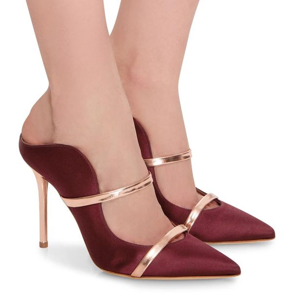 dress shoes 2021 satin pointed high heel thin sandals woman shallow mouth with a line metal decor slipper, Black
dress shoes 2021 satin pointed high heel thin sandals woman shallow mouth with a line metal decor slipper, Black