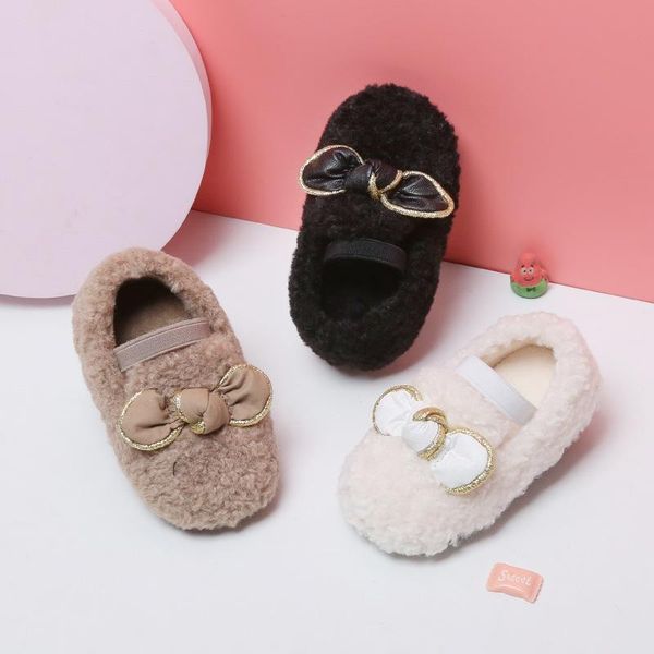 first walkers toddler baby girls autumn winter shoes lambswool bowknot slip on flat slipper soft sole warm anti-slip shoe for children
first walkers toddler baby girls autumn winter shoes lambswool bowknot slip on flat slipper soft sole warm anti-slip shoe for children