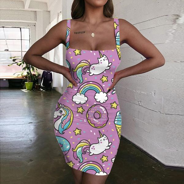 brand unicorn pink halter sleeveless women dresses rainbow bodycon animal 3d print womens clothing club short boho, Black;gray
brand unicorn pink halter sleeveless women dresses rainbow bodycon animal 3d print womens clothing club short boho, Black;gray