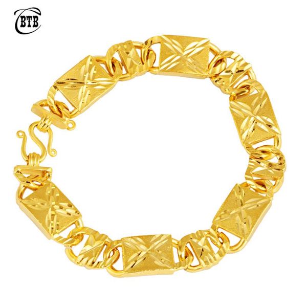 link, chain one word buckle anti-fatigue bracelet high-quality gold-plated hip-hop fashion middle eastern luxury men's, Black
link, chain one word buckle anti-fatigue bracelet high-quality gold-plated hip-hop fashion middle eastern luxury men's, Black