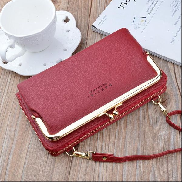 womens shoulder bag fashion litchi grain large capacity diagonal zipper horizontal dual purpose bags mobile phone wallet, Red;black
womens shoulder bag fashion litchi grain large capacity diagonal zipper horizontal dual purpose bags mobile phone wallet, Red;black