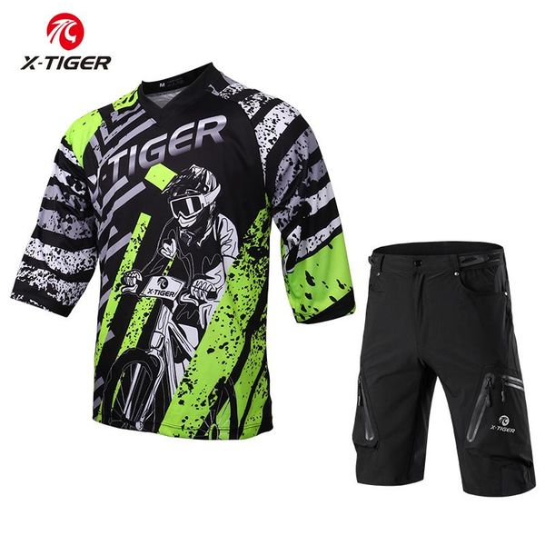 racing sets x-tiger 100% polyester cycling clothes medium sleeve dh shirt downhill jersey breathable quick-dry jerseys bike set, Black;blue
racing sets x-tiger 100% polyester cycling clothes medium sleeve dh shirt downhill jersey breathable quick-dry jerseys bike set, Black;blue