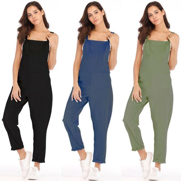 women's jumpsuits & rompers women sleeveless strap pants female casual wide leg jumpsuit overalls playsuit romper fashion ladies trouse, Black;white
women's jumpsuits & rompers women sleeveless strap pants female casual wide leg jumpsuit overalls playsuit romper fashion ladies trouse, Black;white