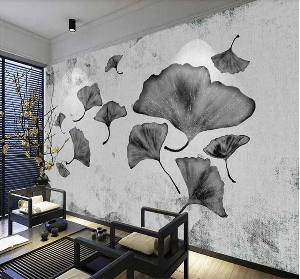 customized 3d wallpaper new chinese style art simple ink ginkgo leaf sofa tv background wall wall covering
customized 3d wallpaper new chinese style art simple ink ginkgo leaf sofa tv background wall wall covering
