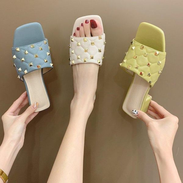sandals 2021 fashion mules chunky heels women shoes woman brand candy rivet ladies female slides peep toe slippers beauty feetwear, Black
sandals 2021 fashion mules chunky heels women shoes woman brand candy rivet ladies female slides peep toe slippers beauty feetwear, Black