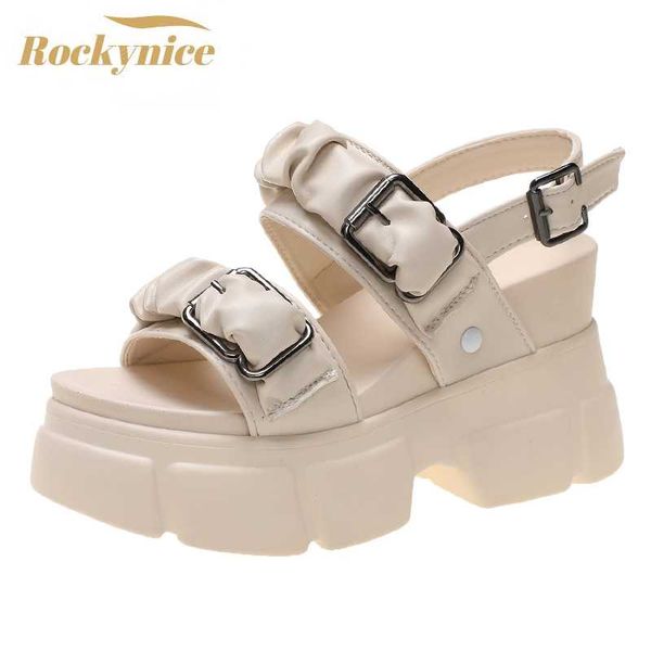 sandals women punk 2021 summer platform wedges high heel female open-toe chunky sneakers beach buckle slippers woman 9cm, Black
sandals women punk 2021 summer platform wedges high heel female open-toe chunky sneakers beach buckle slippers woman 9cm, Black