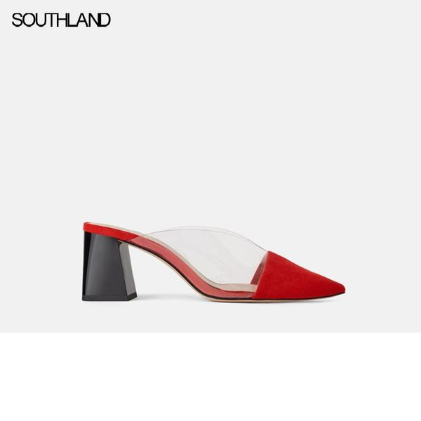 dress shoes southland 2021 summer fashion women pointed toe slipper square high heels outdoors ladies slides mules black red
dress shoes southland 2021 summer fashion women pointed toe slipper square high heels outdoors ladies slides mules black red