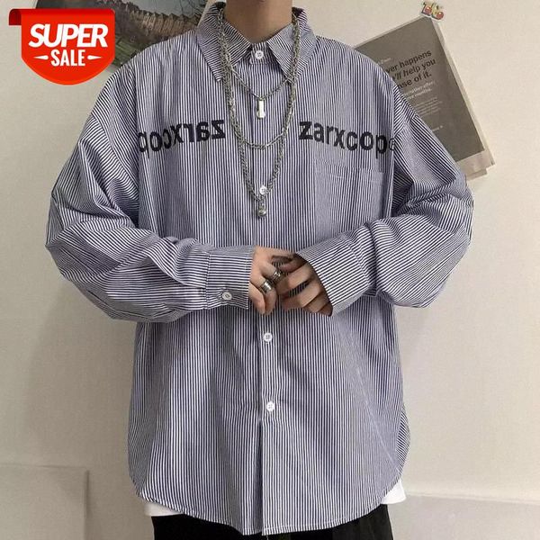 korean blouse women shirts men retro trend autumn high street letter printing loose long-sleeved striped shirt jackets #626z, White;black
korean blouse women shirts men retro trend autumn high street letter printing loose long-sleeved striped shirt jackets #626z, White;black