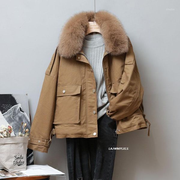 women's down & parkas 2021 real large natural fur 90% white duck jacket winter women thick warm parka female outwear puffer yr283, Black
women's down & parkas 2021 real large natural fur 90% white duck jacket winter women thick warm parka female outwear puffer yr283, Black