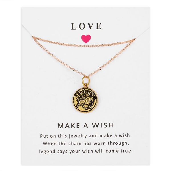 pendant necklaces arrival taurus zodiac sign necklace 12 constellation virgo leo gemini for women with wish card 1pcs, Silver
pendant necklaces arrival taurus zodiac sign necklace 12 constellation virgo leo gemini for women with wish card 1pcs, Silver