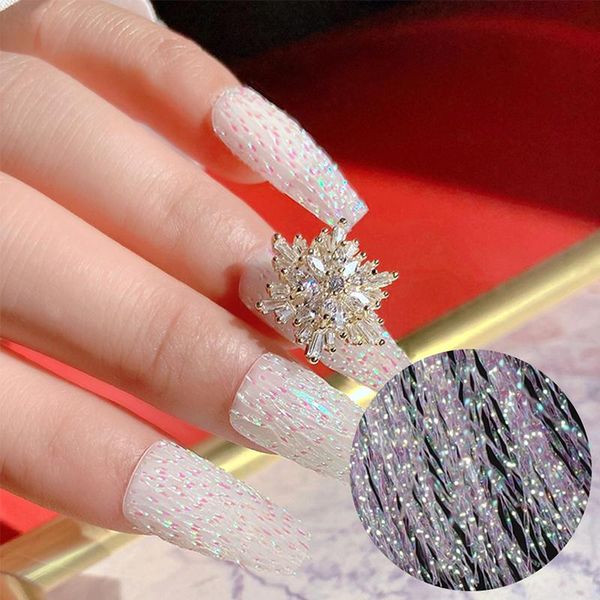 nail art decorations fluorescent thread sticker laser glitter silk mesh net line tape holographic 3d foils, Silver;gold
nail art decorations fluorescent thread sticker laser glitter silk mesh net line tape holographic 3d foils, Silver;gold