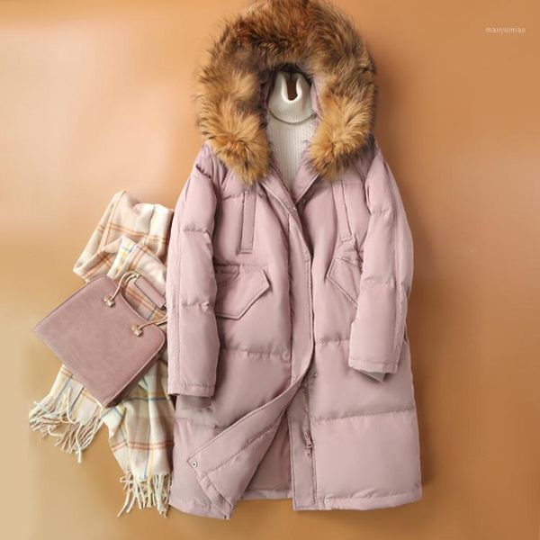 women's down & parkas fur collar + white duck jacket women 2021 winter fashion long coat, Black
women's down & parkas fur collar + white duck jacket women 2021 winter fashion long coat, Black
