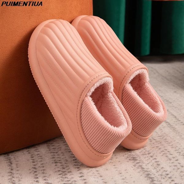 slippers fashion waterproof women winter warm shoes for men fluffy plush home non-slip indoor soft sole couple footwear, Black
slippers fashion waterproof women winter warm shoes for men fluffy plush home non-slip indoor soft sole couple footwear, Black