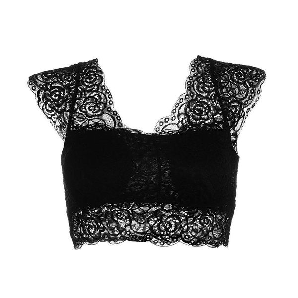 1 pc new fashion summer womens sleeveless solid lace tank bustier bra vest crop bralette cami tank, White
1 pc new fashion summer womens sleeveless solid lace tank bustier bra vest crop bralette cami tank, White