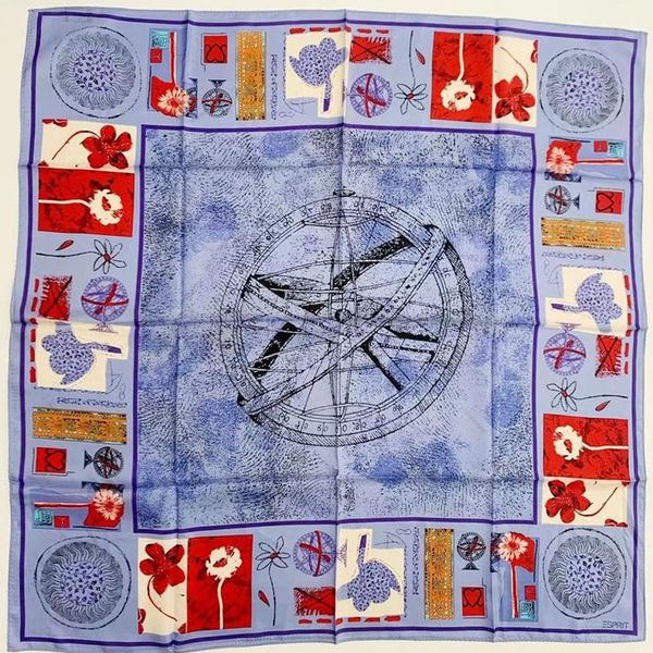 scarves scarfigo 80*80cm big square silk for women vintage printing headscarf women's bandana, Blue;gray
scarves scarfigo 80*80cm big square silk for women vintage printing headscarf women's bandana, Blue;gray
