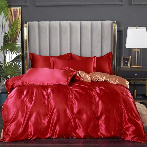 bedding sets color matching duvet cover set 3/4 pieces bedclothes include bedsheet pillowcase comforter luxury red and coffee oceania
bedding sets color matching duvet cover set 3/4 pieces bedclothes include bedsheet pillowcase comforter luxury red and coffee oceania