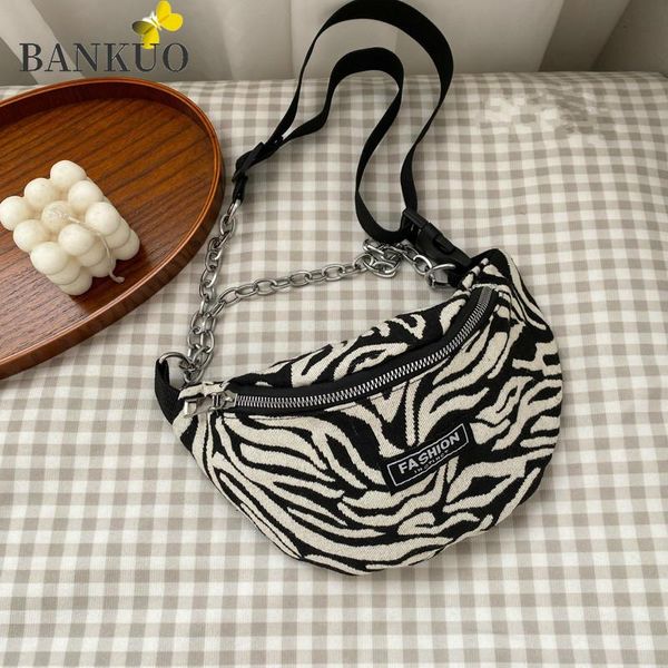 waist bags bankuo women's bag sewing thread zipper shoulder leather fashion all-match chest girl casual chain z248
waist bags bankuo women's bag sewing thread zipper shoulder leather fashion all-match chest girl casual chain z248