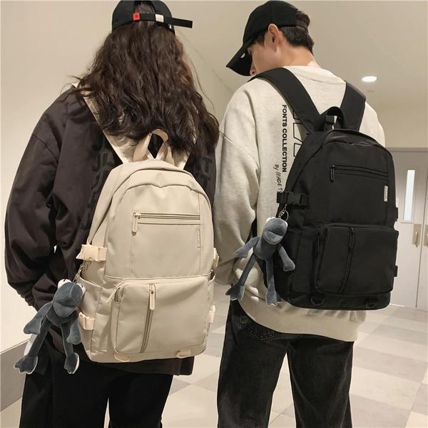 backpack 2021 nylon bags for women men solid school bagpack large capacity female male travel backpacks
backpack 2021 nylon bags for women men solid school bagpack large capacity female male travel backpacks