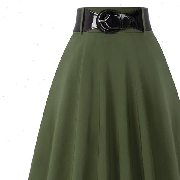 skirts women belt swing skirt high waist flared a line back zipper solid color skater sweet fashion new clothes lady, Black
skirts women belt swing skirt high waist flared a line back zipper solid color skater sweet fashion new clothes lady, Black