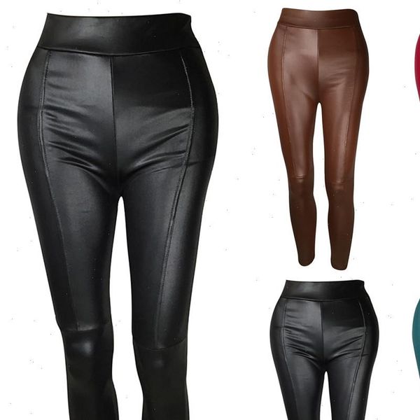 fashion women pu leather pants high elastic waist leggings not crack slim leather leggings skinny fleece trousers women, Black
fashion women pu leather pants high elastic waist leggings not crack slim leather leggings skinny fleece trousers women, Black