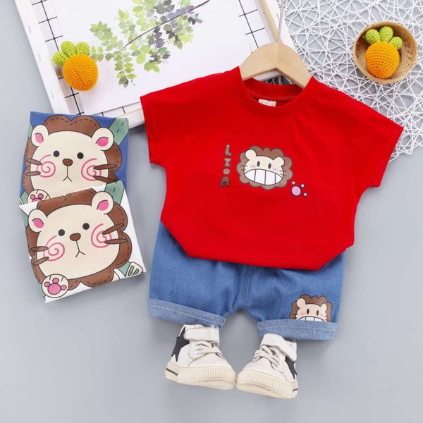 summer 2021 children's boys and clothing girls cotton short sve suit cartoon t-shirt jeans casual shorts baby two piece set, White
summer 2021 children's boys and clothing girls cotton short sve suit cartoon t-shirt jeans casual shorts baby two piece set, White