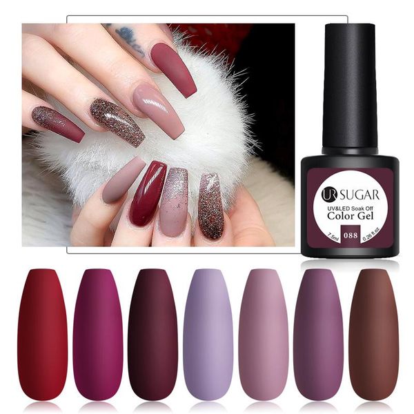 nail gel ur sugar 7.5ml matte coat polish autumn winter purple red semi permanent soak off art uv, Red;pink
nail gel ur sugar 7.5ml matte coat polish autumn winter purple red semi permanent soak off art uv, Red;pink