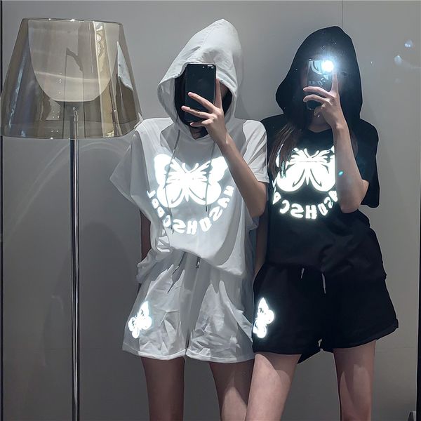 new 2021 2 piece set women orescent solid hooded short sleeve t shirts+drawstring elastic waist shorts fashion suits 7uou, White
new 2021 2 piece set women orescent solid hooded short sleeve t shirts+drawstring elastic waist shorts fashion suits 7uou, White