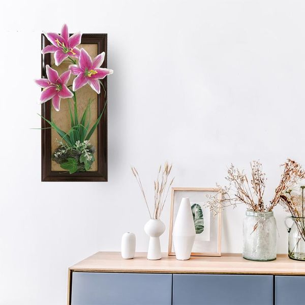 lily simulated green plants flower preserved fresh flower frame wall hangers bedroom living room wall decoration
lily simulated green plants flower preserved fresh flower frame wall hangers bedroom living room wall decoration