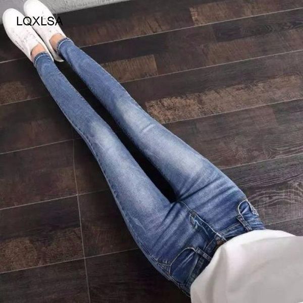 women's jeans women stretch high waist classic retro lady plus size 38 40 skinny pants push up leggings mom pencil trousers, Blue
women's jeans women stretch high waist classic retro lady plus size 38 40 skinny pants push up leggings mom pencil trousers, Blue