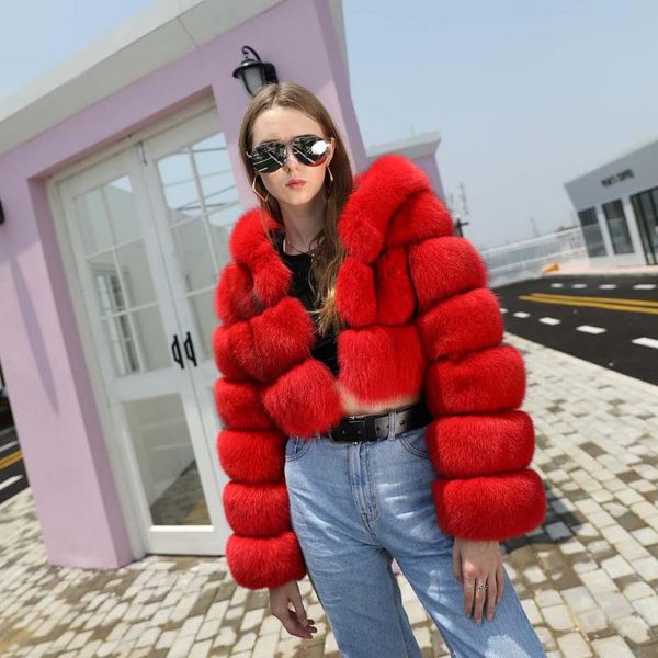 women's fur & faux woman coat winter thick warm natural genuine female overcoat, Black
women's fur & faux woman coat winter thick warm natural genuine female overcoat, Black