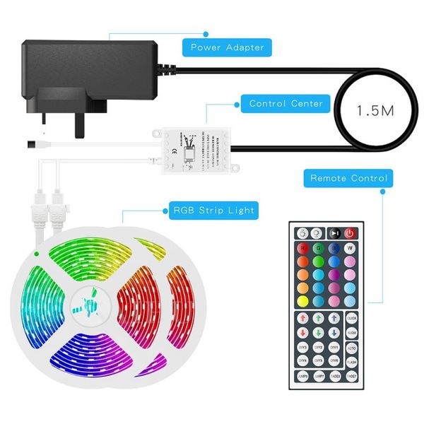 strips led lights rgb smd party festival tape 15m 20 colors 6 diy modes 8 preset remote control+adapter
strips led lights rgb smd party festival tape 15m 20 colors 6 diy modes 8 preset remote control+adapter