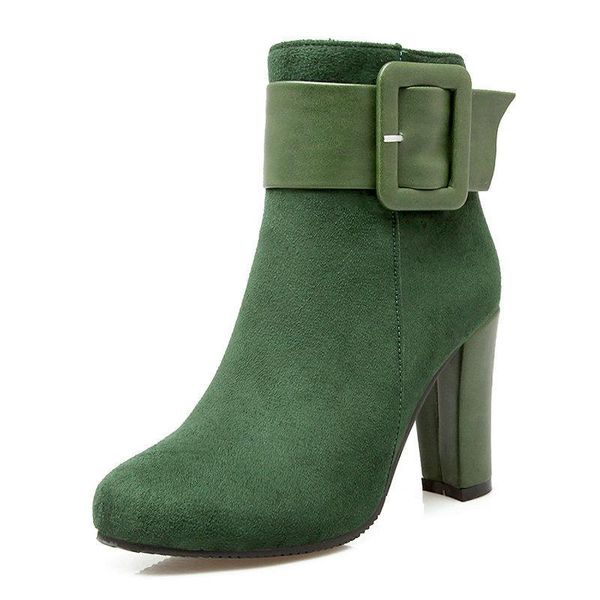 boots women's winter autumn versatile british style black suede thick heel high short belt buckle
boots women's winter autumn versatile british style black suede thick heel high short belt buckle