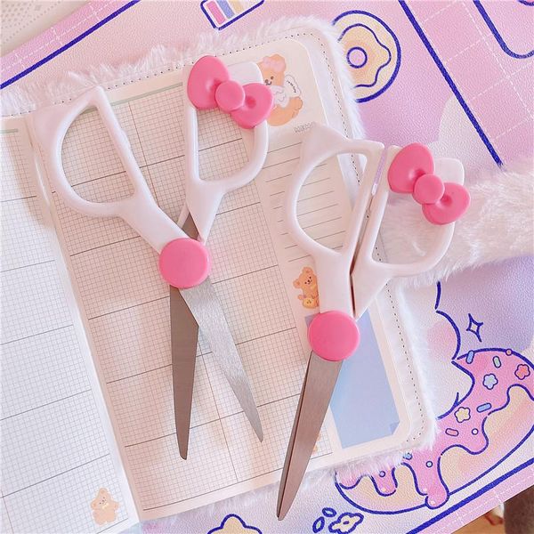 bow stationery steel scissors office student crafts paper cutting scissors 
bow stationery steel scissors office student crafts paper cutting scissors