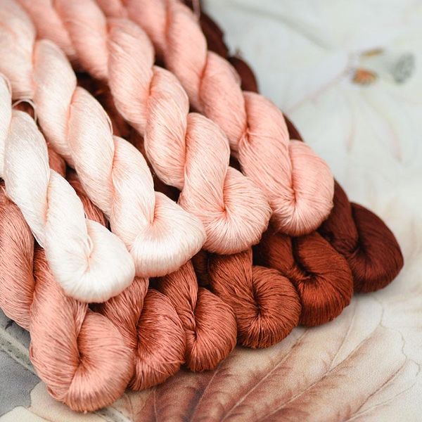 yarn 1pcs/400m silk embroidery thread / 100% /hand embroider cross stitch/pink brown/10 pure colors, Black;white
yarn 1pcs/400m silk embroidery thread / 100% /hand embroider cross stitch/pink brown/10 pure colors, Black;white