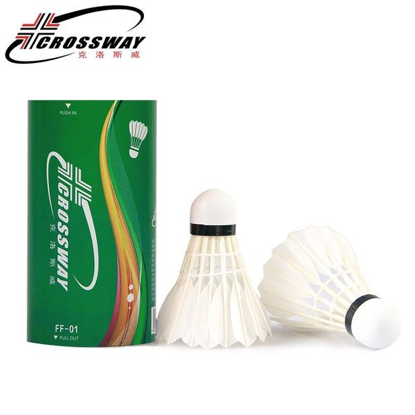 crossway 2pcs badminton shuttlecocks indoor outdoor sports entertainment training ball game fitness exercise duck feather ff01
crossway 2pcs badminton shuttlecocks indoor outdoor sports entertainment training ball game fitness exercise duck feather ff01