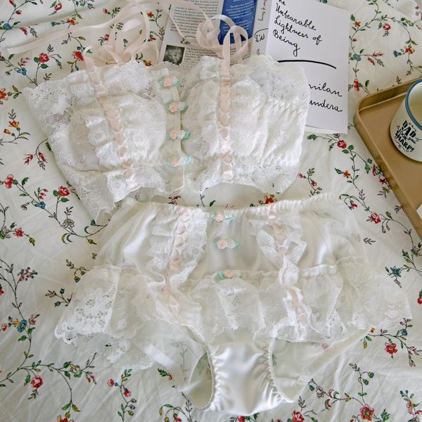 women's panties retro janpanese lolita bra & brief sets fairy lace bowknot no rims sweet cute underwear comfort pure desire briefs, Black;pink
women's panties retro janpanese lolita bra & brief sets fairy lace bowknot no rims sweet cute underwear comfort pure desire briefs, Black;pink