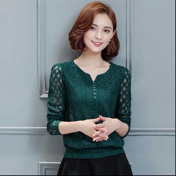autumn lace blouse women fashion hollow out women shirts long sleeve office ladies plus size blusas mujer df2456, White
autumn lace blouse women fashion hollow out women shirts long sleeve office ladies plus size blusas mujer df2456, White