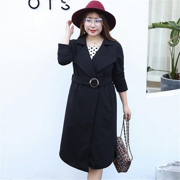 women's trench coats fashion coat women long large size loose outerwear 2021 slim casual spring autumn elegant windbreaker with belt, Tan;black
women's trench coats fashion coat women long large size loose outerwear 2021 slim casual spring autumn elegant windbreaker with belt, Tan;black