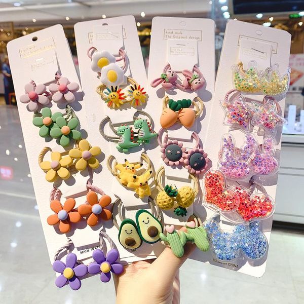hair accessories 10pcs children's rope headwear korean cartoon animal fruit girls elastic rubber bands scrunchie kids, Slivery;white
hair accessories 10pcs children's rope headwear korean cartoon animal fruit girls elastic rubber bands scrunchie kids, Slivery;white