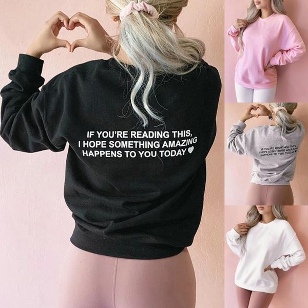 women's hoodies & sweatshirts korean basic women streetwear female autumn solid color casual sweatshirt hip letter print pullovers, Black
women's hoodies & sweatshirts korean basic women streetwear female autumn solid color casual sweatshirt hip letter print pullovers, Black