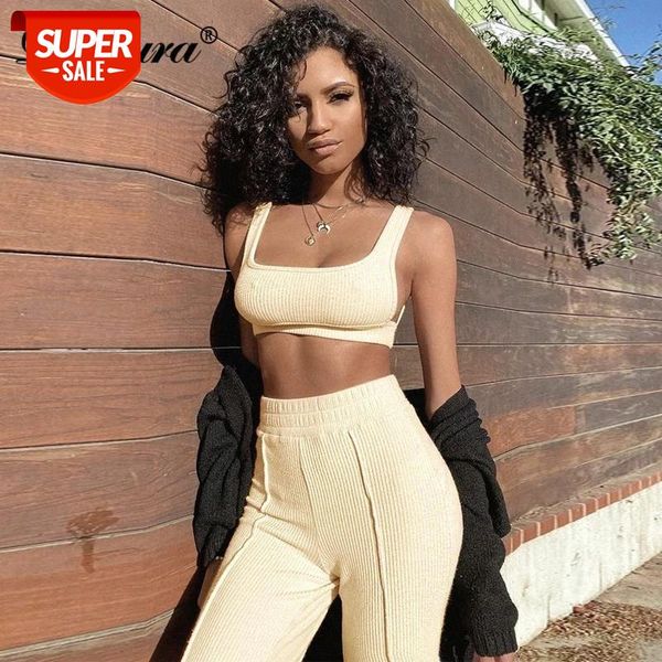 Dulzura ribbed patchwork women 2 piece set crop top tanks sweatpants high waist bodycon sexy streetwear matching workout fitness #yG9O, White
Dulzura ribbed patchwork women 2 piece set crop top tanks sweatpants high waist bodycon sexy streetwear matching workout fitness #yG9O, White