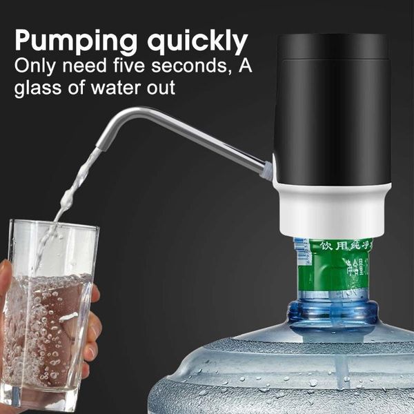 portable water dispenser drink dispenser stainless mini water bottle pump automatic pump usb charge home gadgets
portable water dispenser drink dispenser stainless mini water bottle pump automatic pump usb charge home gadgets