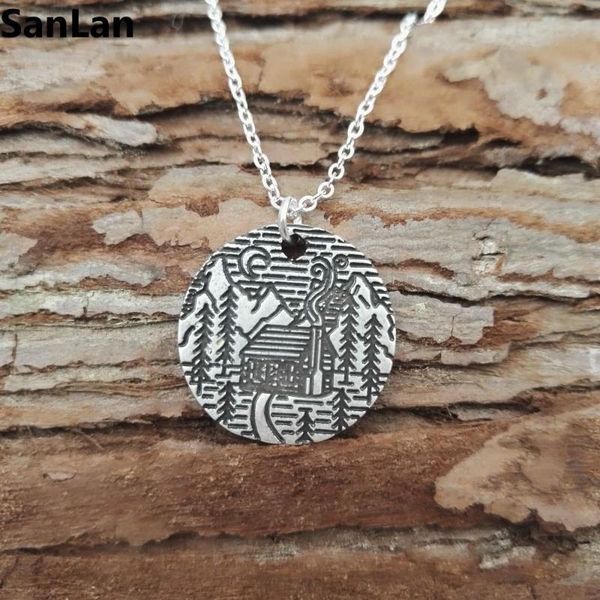 chains necklaces & pendants antique silver plated tree moon and house under the river mountain necklace natural sanlan
chains necklaces & pendants antique silver plated tree moon and house under the river mountain necklace natural sanlan