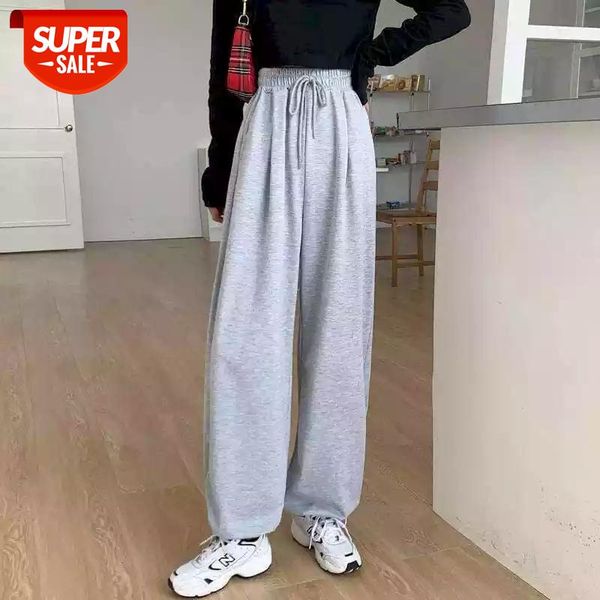 punk solid trousers women pants bottom autumn 2020 new high-waisted straight loose and thin gray sports wide-legged casual #mp9z, Black;white
punk solid trousers women pants bottom autumn 2020 new high-waisted straight loose and thin gray sports wide-legged casual #mp9z, Black;white