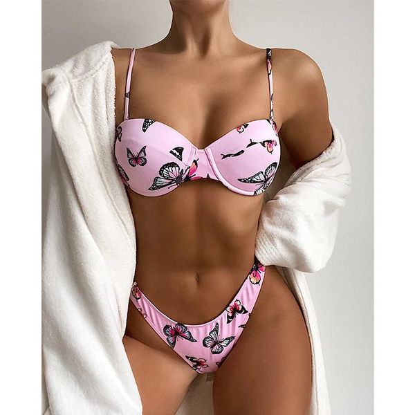 women's swimwear coobbu push up women swimsuits 2021 butterfly print bikini set brazilian bathing suits high cut biquini, White;black
women's swimwear coobbu push up women swimsuits 2021 butterfly print bikini set brazilian bathing suits high cut biquini, White;black