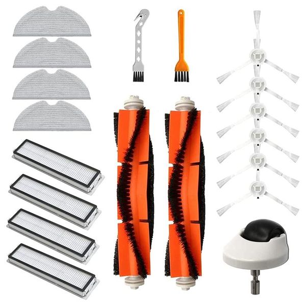 vacuum cleaners 19 piece accessory kit for dreame d9 cleaner parts 1 main brush, 6 side brushes, 4 filters, wipes
vacuum cleaners 19 piece accessory kit for dreame d9 cleaner parts 1 main brush, 6 side brushes, 4 filters, wipes