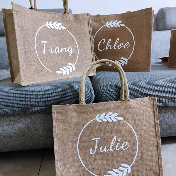 gift wrap personalized burlap tote reusable jute bridesmaid beach bag custom shopping wedding favor bridal
gift wrap personalized burlap tote reusable jute bridesmaid beach bag custom shopping wedding favor bridal